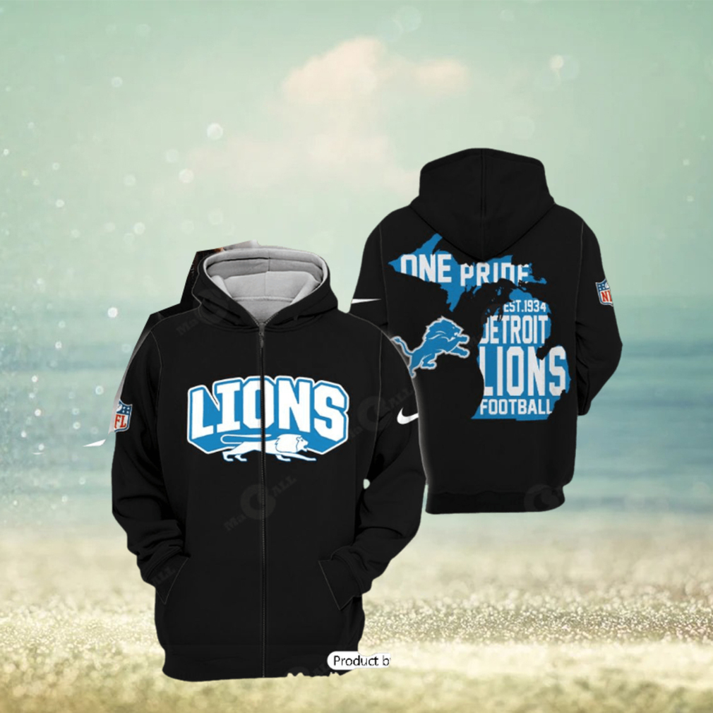 One Pride Detroit Lions All Over Printed Clothes Hoodie 3D One Pride Detroit Lions All Over Printed Clothes Hoodie 3D