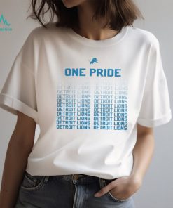 One Pride Detroit Lions Slogan 2024 Shirt