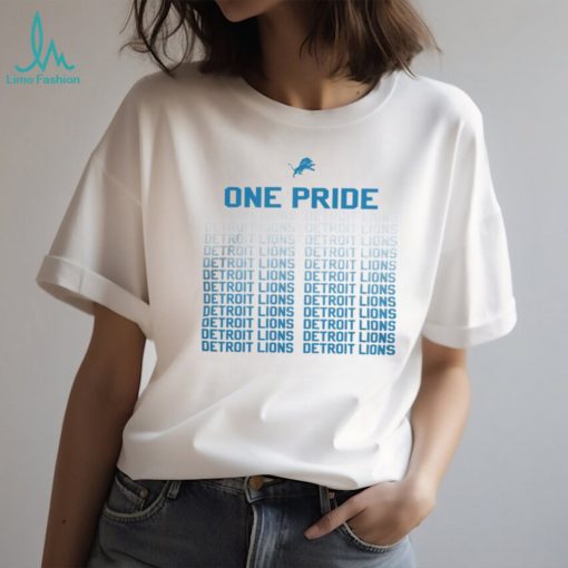 One Pride Detroit Lions Slogan 2024 Shirt