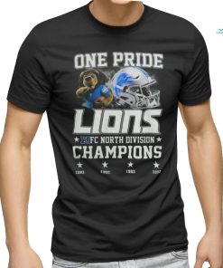 One Pride Lions NFC Champions 2023 Helmet Shirt