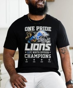 One Pride Lions NFC Champions 2023 Helmet Shirt