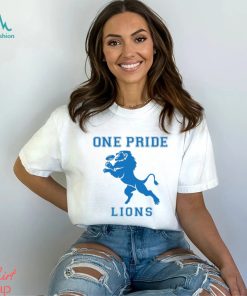 One pride Lions Detroit football shirt