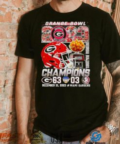Orange BOwl 2023 Champions Georgia Bulldogs 63 03 shirt