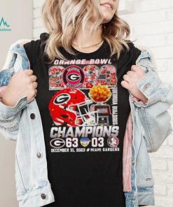 Orange BOwl 2023 Champions Georgia Bulldogs 63 03 shirt