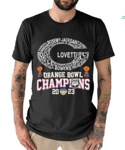 Orange Basket Trophy Lovett Bell Georgia Bulldogs Orange Bowl Champions shirt