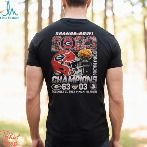 Orange Bowl Georgia Bulldogs Georgia Bulldogs Champions Shirt