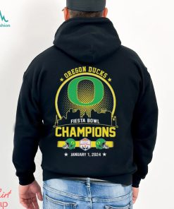 Oregon Duck Football Fiesta Bowl Champions January 1, 2024 Shirt