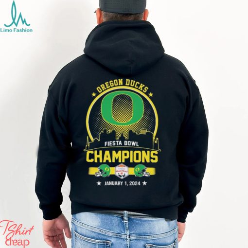 Oregon Duck Football Fiesta Bowl Champions January 1, 2024 Shirt