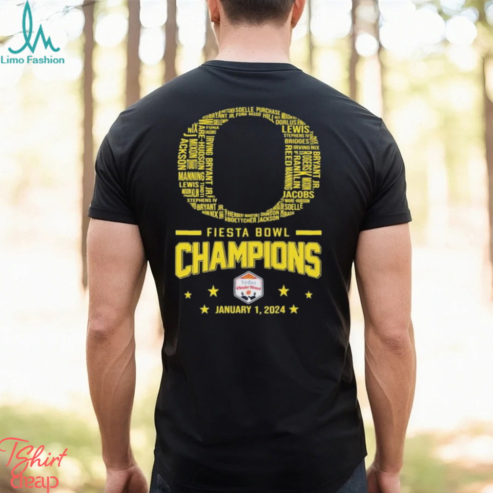 Oregon Duck Logo Fiesta Bowl Champions January 1, 2024 Shirt Oregon Duck Logo Fiesta Bowl Champions January 1, 2024 Shirt