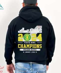 Oregon Duck skyline Fiesta Bowl Champions January 1, 2024 Shirt