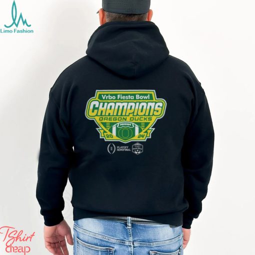 Oregon Ducks 2024 Fiesta Bowl Champions Shirt Black