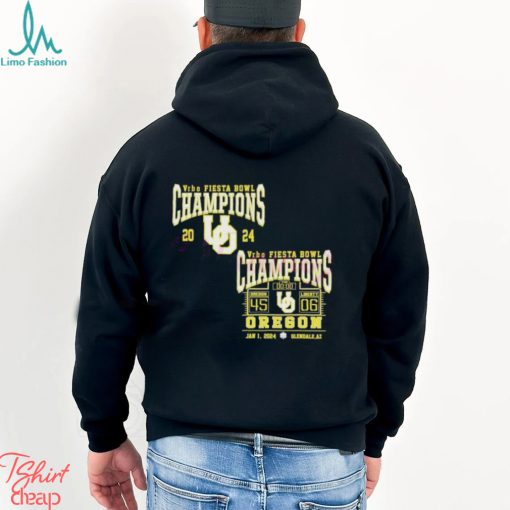 Oregon Ducks 2024 Fiesta Bowl Champions Shirt