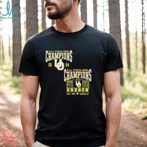 Oregon Ducks 2024 Fiesta Bowl Champions Shirt