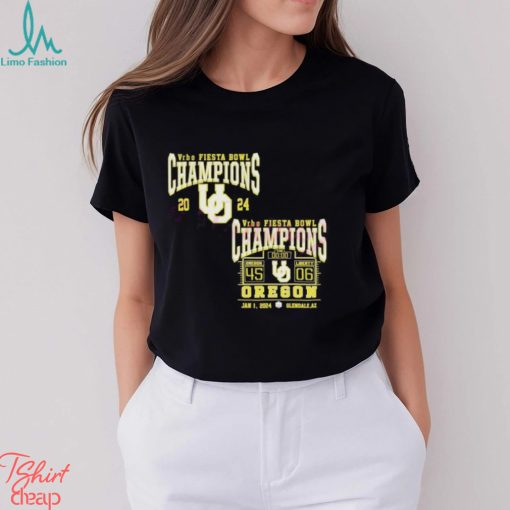 Oregon Ducks 2024 Fiesta Bowl Champions Shirt