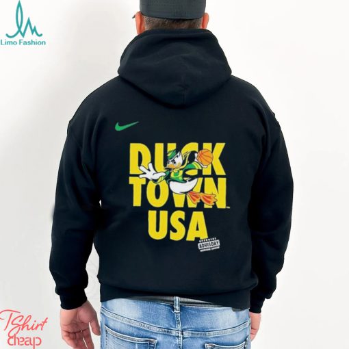 Oregon Ducks Basketball Nike Duck Town USA Shirt