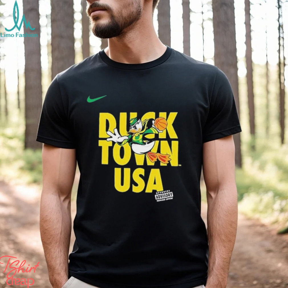 Oregon Ducks Basketball Nike Duck Town USA Shirt Oregon Ducks Basketball Nike Duck Town USA Shirt