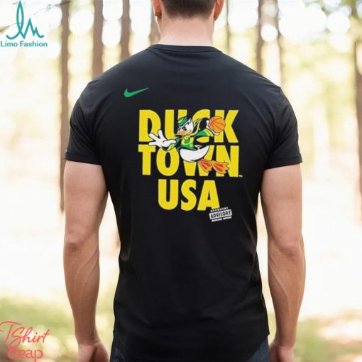 Oregon Ducks Basketball Nike Duck Town USA Shirt