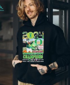 Oregon Ducks Mascot 2024 Fiesta Bowl Champions Oregon Ducks 45 6 Liberty Flames January2024 University Of Phoenix Stadium T Shirt