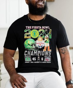 Oregon Ducks Mascot The Fiesta Bowl 2024 Champions Shirt