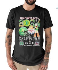 Oregon Ducks Mascot The Fiesta Bowl 2024 Champions Shirt