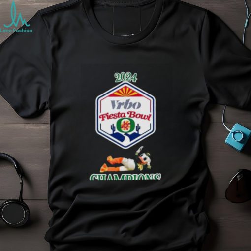 Oregon Ducks Mascot Vrbo Fiesta Bowl Champions 2024 T Shirt