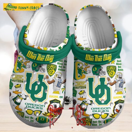 Oregon Ducks Past Hard Finish Win The Day Crocs Shoes