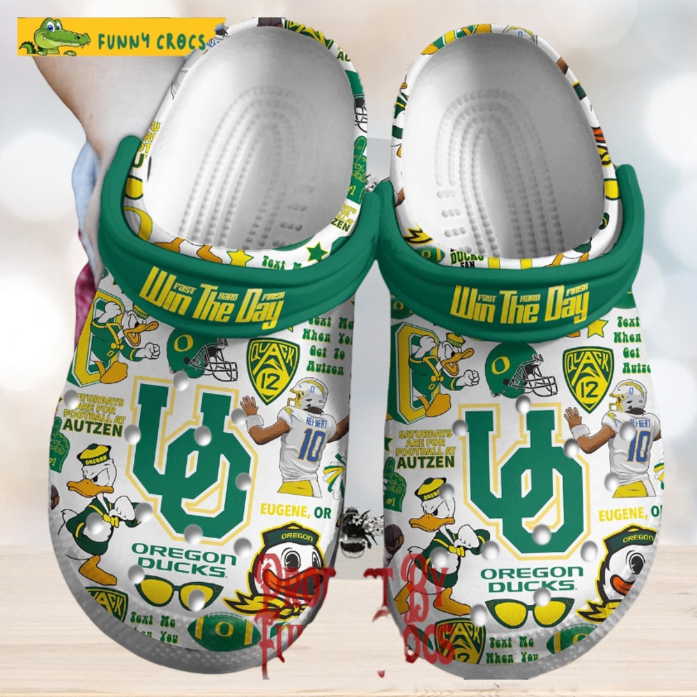 Oregon Ducks Past Hard Finish Win The Day Crocs Shoes Oregon Ducks Past Hard Finish Win The Day Crocs Shoes