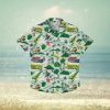 Oregon Ducks Floral Hawaiian Shirt