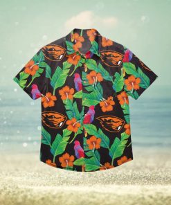 Oregon State Beavers Floral Hawaiian Shirt