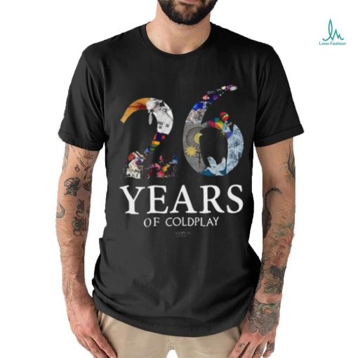 Original 26 Years Of Coldplay Coldplay Access T Shirt