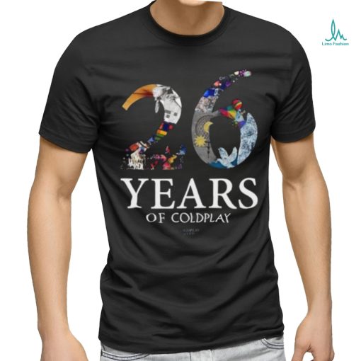 Original 26 Years Of Coldplay Coldplay Access T Shirt