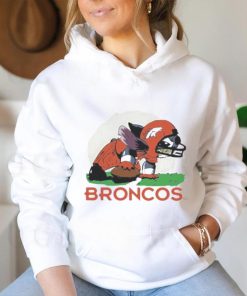 Original Angry Stitch Character Player Denver Broncos Football Logo t shirt