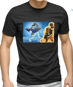 Original Boston Bruins VS St. Louis Blues NHL 2024 mascot cartoon hockey shirt