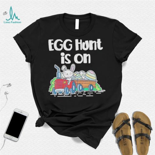 Original Egg Hunt Is On Easter Bunny Tractor 2024 Shirt