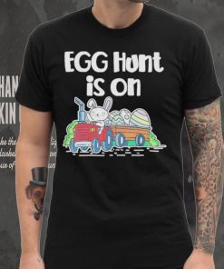 Original Egg Hunt Is On Easter Bunny Tractor 2024 Shirt