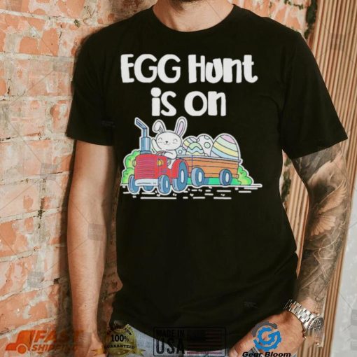 Original Egg Hunt Is On Easter Bunny Tractor 2024 Shirt