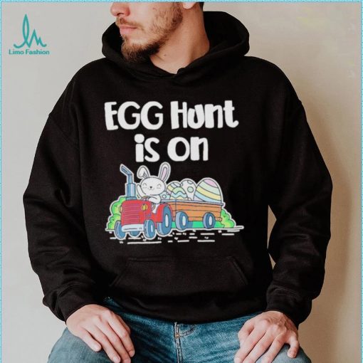 Original Egg Hunt Is On Easter Bunny Tractor 2024 Shirt