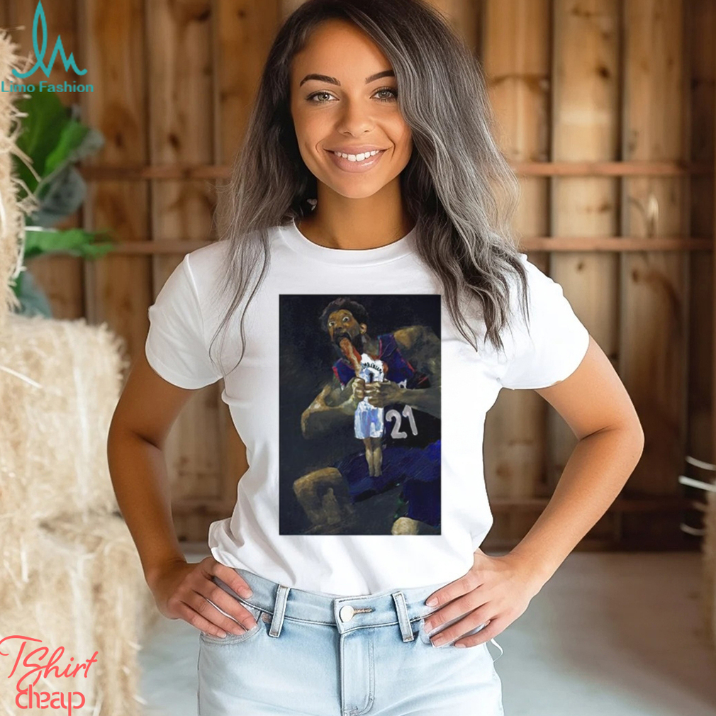 Paint Embiid Devours The Spurs shirt Paint Embiid Devours The Spurs shirt