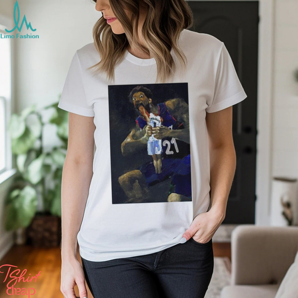 Paint Embiid Devours The Spurs shirt Paint Embiid Devours The Spurs shirt