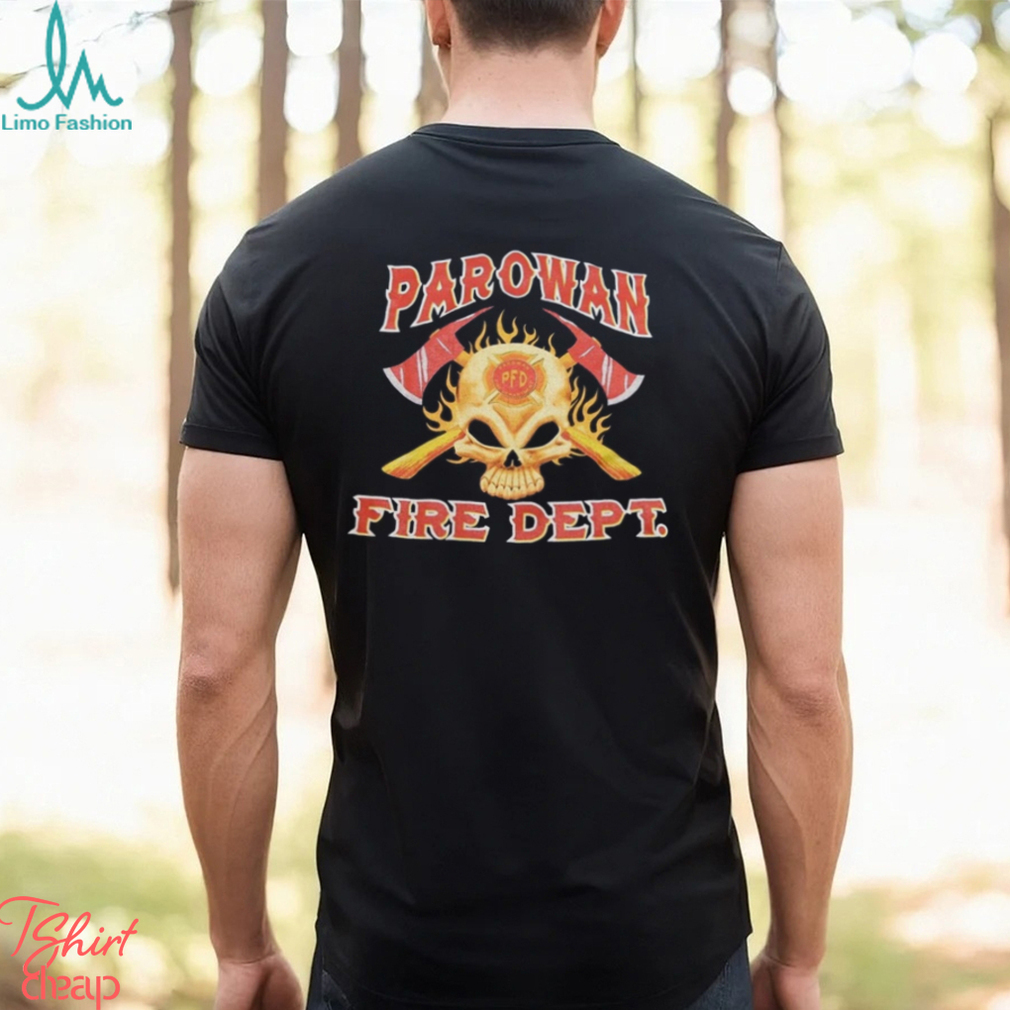 Parowan Utah Fire Department Firefighter Pfd Tee T Shirt Parowan Utah Fire Department Firefighter Pfd Tee T Shirt