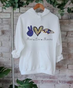 Peace Love Ravens Football Team Shirt