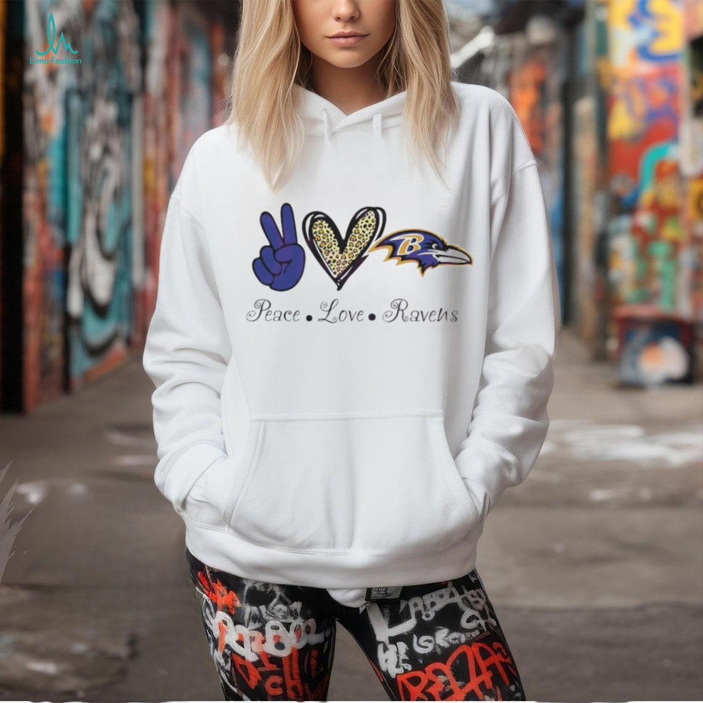 Peace Love Ravens Football Team Shirt Peace Love Ravens Football Team Shirt