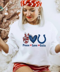 Peace love Colts shirt