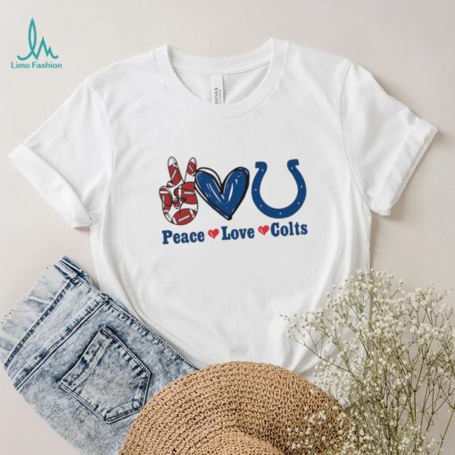 Peace love Colts shirt