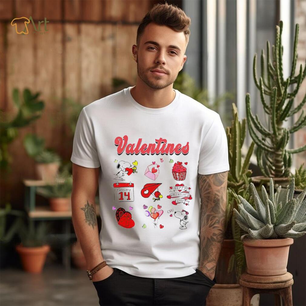 snoopy valentine's day shirt