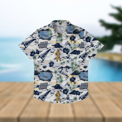 Penn State Nittany Lions Thematic Stadium Print Hawaiian Shirt