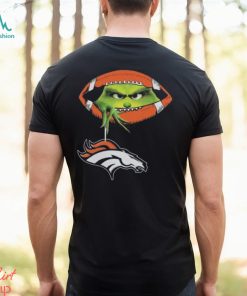 People The Grinch Hold Denver Broncos NFL Football Logo T Shirt