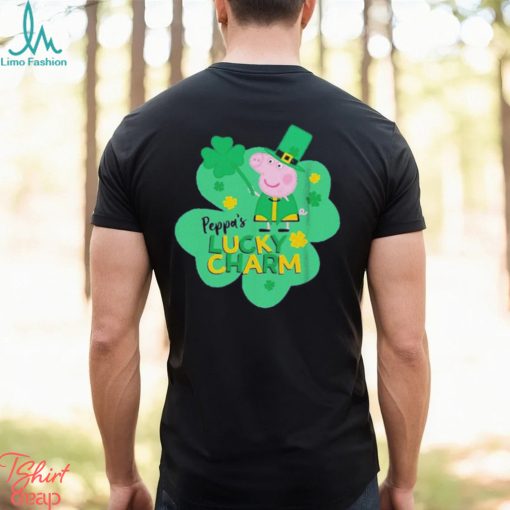 Peppa pig mad engine youth peppa’s lucky charm st. paddy’s day graphic 2024 shirt