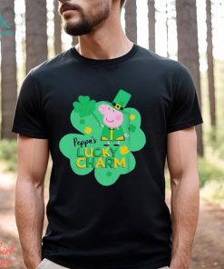 Peppa pig mad engine youth peppa’s lucky charm st. paddy’s day graphic 2024 shirt