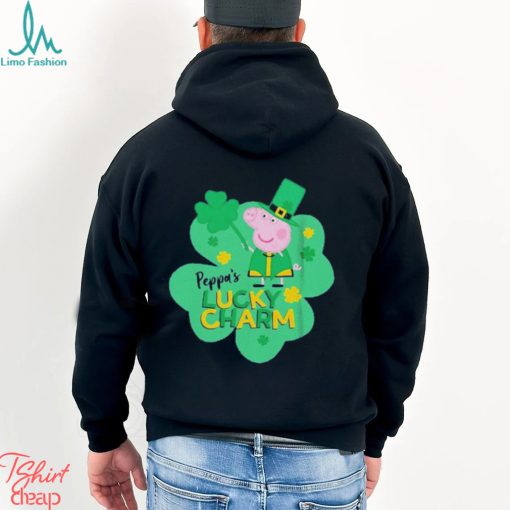 Peppa pig mad engine youth peppa’s lucky charm st. paddy’s day graphic 2024 shirt